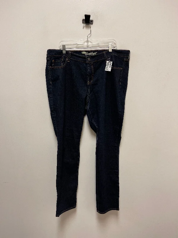 Jeans Skinny By Old Navy In Blue Denim, Size: 18