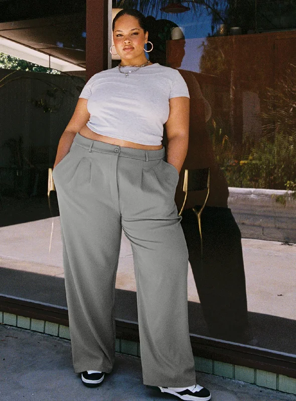 Archer Pants Light Grey Curve