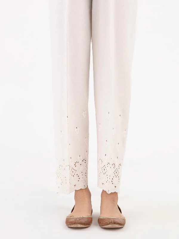 Embroidered Winter Cotton Trouser(Pret)