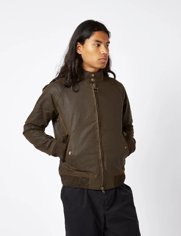 Barbour x Baracuta G9 Porton Wax Jacket - Olive Green