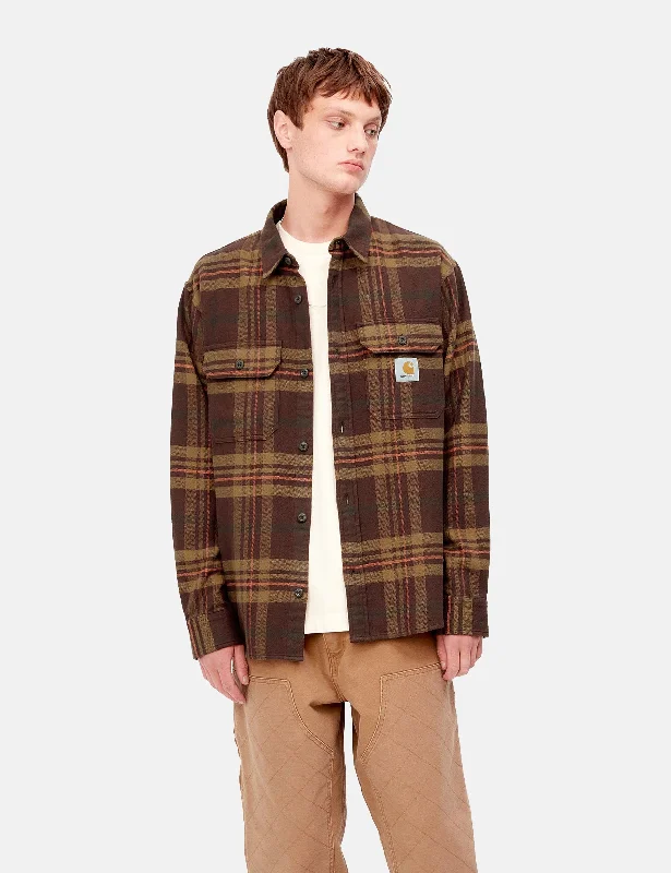 Carhartt-WIP Master Shirt (Wallace Check) - Ale Brown