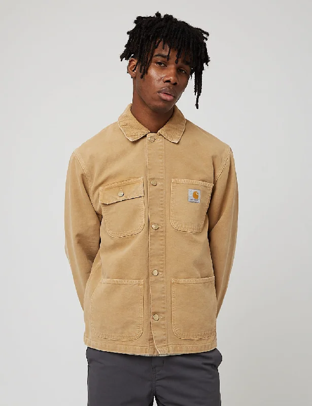 Carhartt-WIP Michigan Coat (Worn Canvas) - Dusty Hamilton Brown