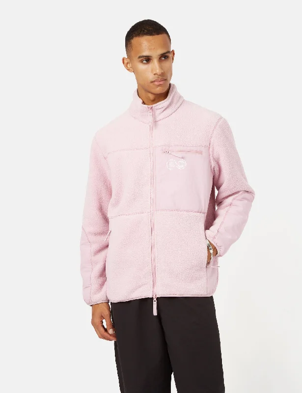 Carrier Goods Borg Zip Through Fleece Jacket - Rose