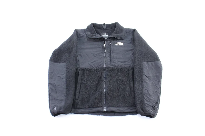 Women's The North Face Embroidered Logo Black Zip Up Jacket