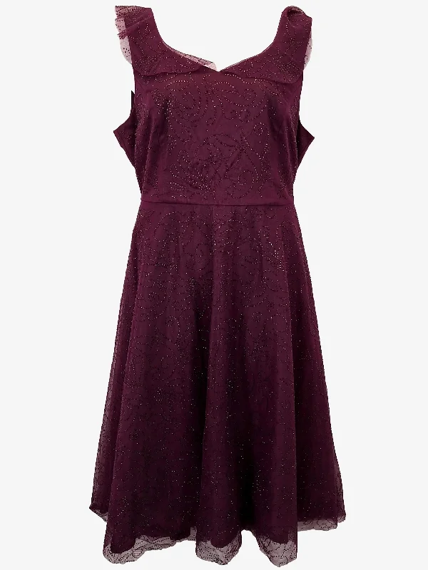 Review Amethyst Shimmer Maxi Dress Size 18