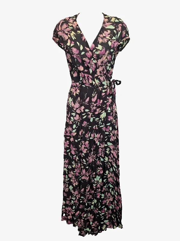 Tigerlily Floral Wrap Maxi Dress Size 8