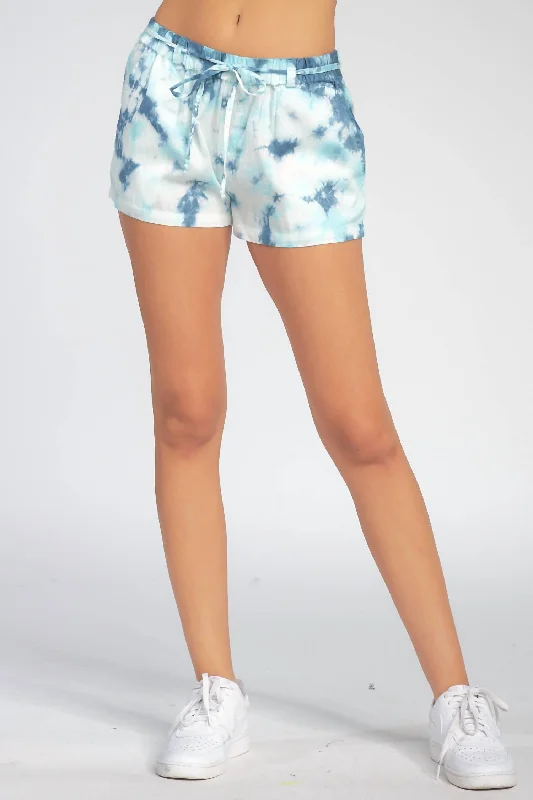 Drawstring Shorts In Blue