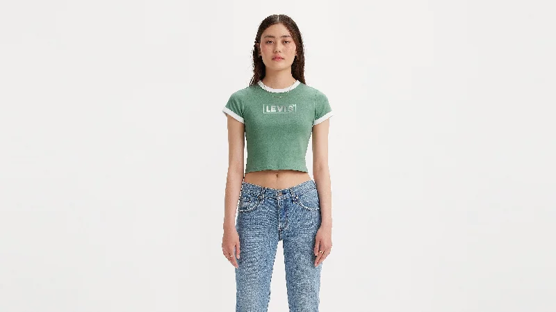 Levi's® Women's Graphic Ringer Mini T-Shirt